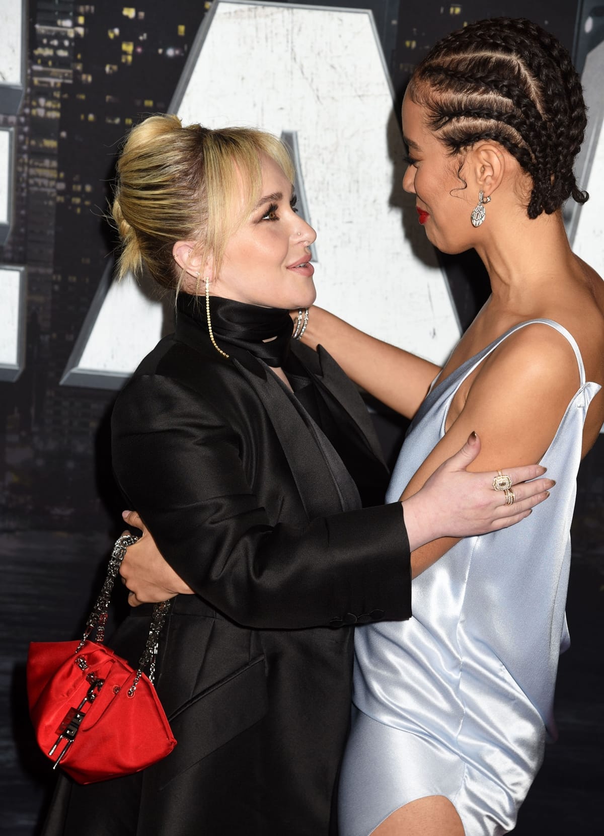 Hayden Panettiere, standing at 5ft ¼ in (153 cm), and Jasmin Savoy Brown, towering at 5ft 7 (170.2 cm), attended the world premiere of Paramount's "Scream VI"