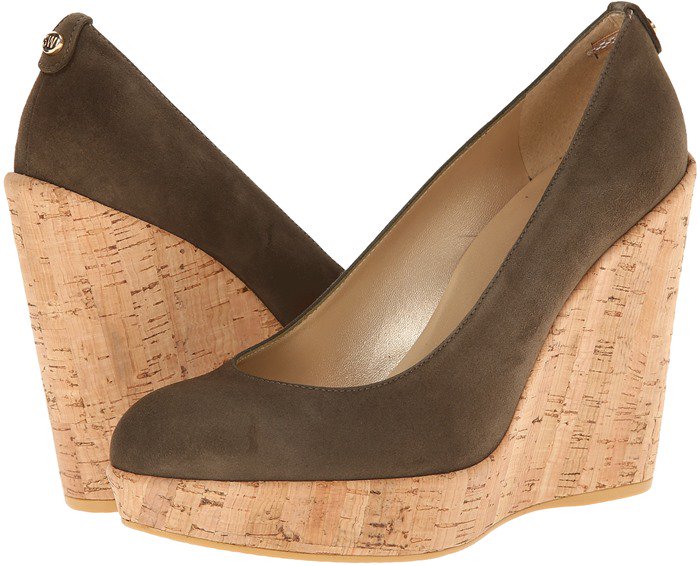 Stuart Weitzman Corkswoon Wedges Loden Suede