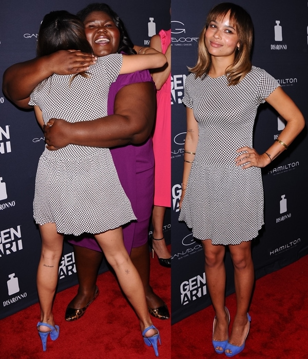 Zoe Kravitz and Gabourey Sidibe at the premiere of "Yelling To The Sky" at the Gen Art Film Festival in New York on June 9, 2011
