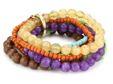 Flying Lizard Designs Multi-Colored Beaded Bracelet Set