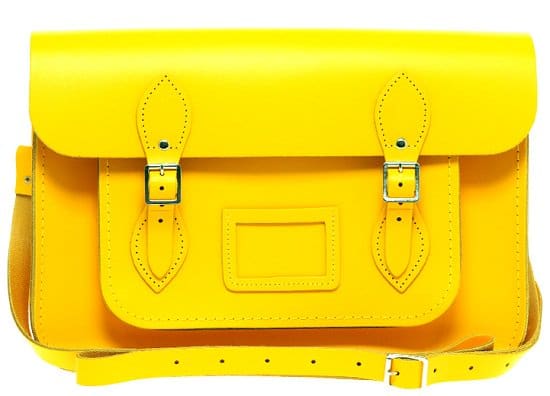 Cambridge Satchel Classic 14" in Yellow