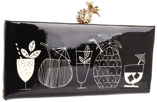 Priced at $358, the Kate Spade Tiki-Bar Cocktail Clutch is an epitome of luxury and playful elegance