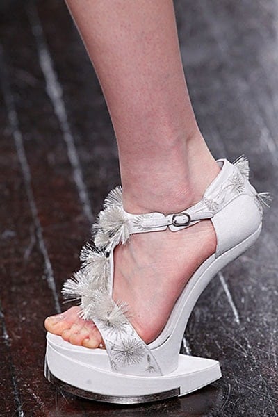 Alexander McQueen's Horseshoe-Inspired Heel-Less Shoes