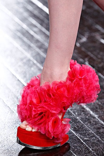 Alexander McQueen runway shoes