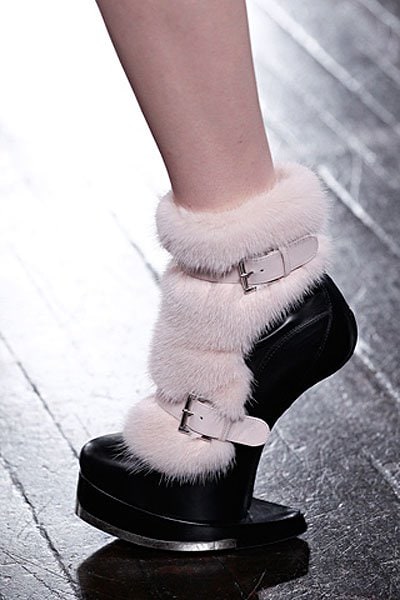 Alexander McQueen runway shoes