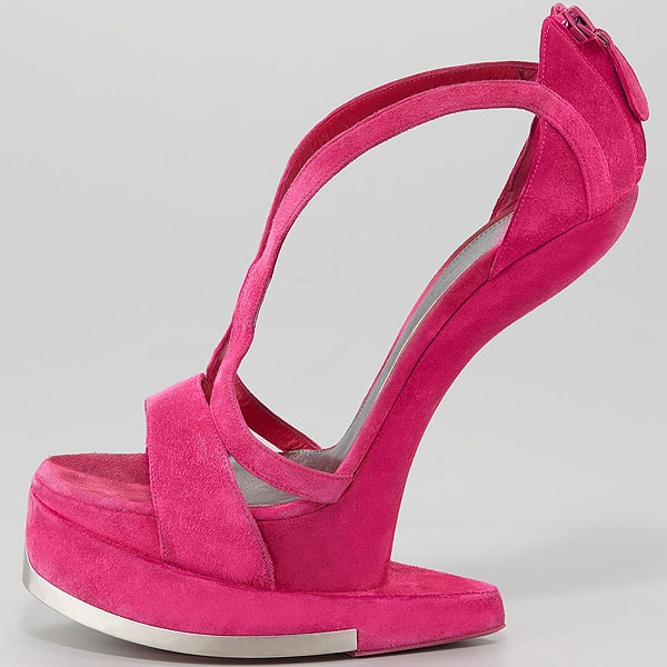 Alexander McQueen Runway Heel-Less Platform Sandal