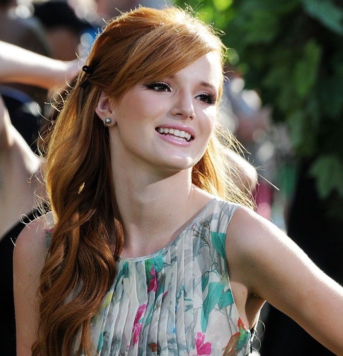 Bella Thorne at the World Premiere of 'The Odd Life of Timothy Green' at El Capitan Theater in Los Angeles on August 6, 2012