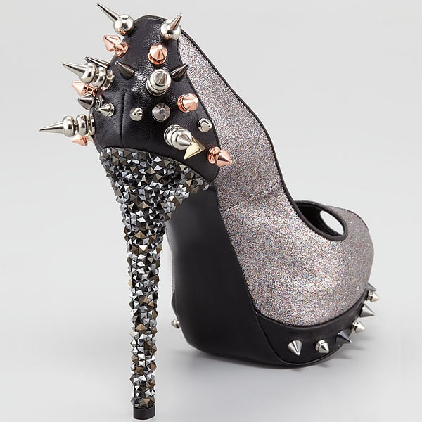 Ruthie Davis 'Bond' Studded and Spiked Heel Pump