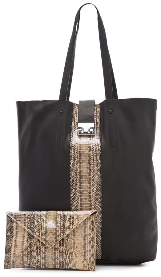 Loeffler Randall Locket Clutch Tote Set