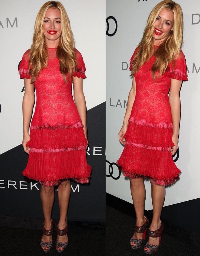 Bellamy Young Feet (bellamy, young, feet, 2012 Cocktail Party Cecconi’s, 2012 Cocktail Party Cecconi’s Restaurant, 2012 Cocktail Party Cecconi’s Restaurant September) Cat Deeley flaunted her legs in a red lace cocktail dress