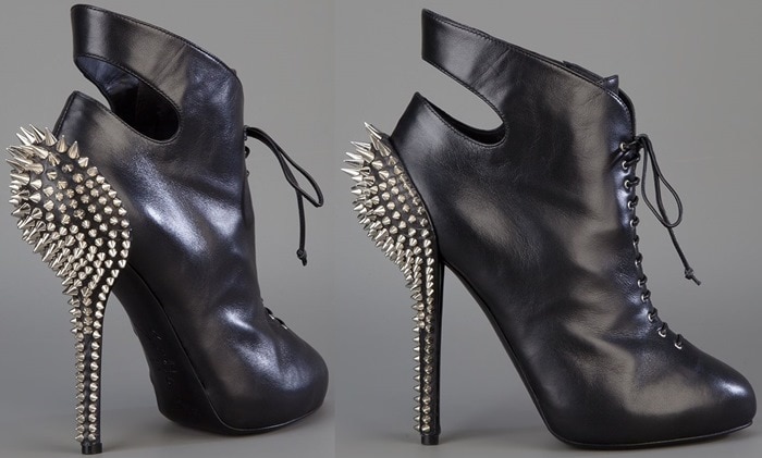 Giuseppe Zanotti Design Spiked Stiletto Boots