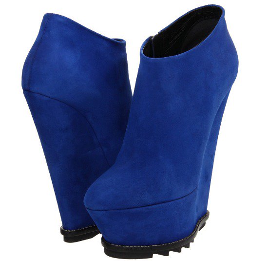 Bright Cobalt Blue Giuseppe Zanotti Booties