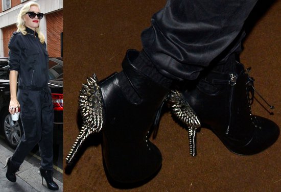 Gwen Stefani's sexy spiked Giuseppe Zanotti booties