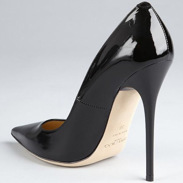 Jimmy Choo Anouk Patent Leather Pointy-Toe Pumps