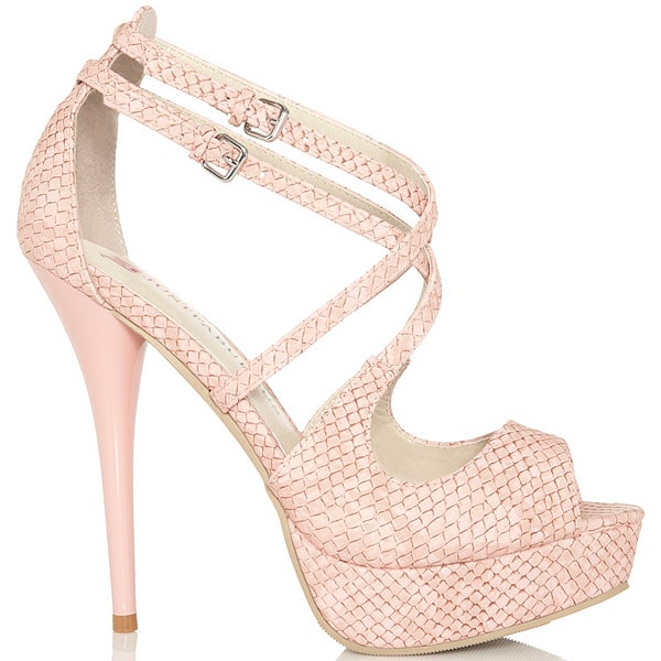 Pink Rowan Platform Sandal