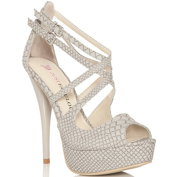 Grey Rowan Platform Sandal