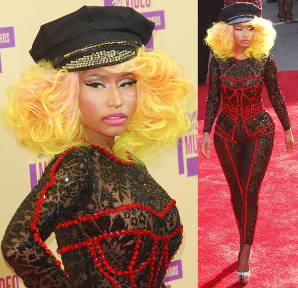 Nicki Minaj at the 2012 MTV Video Music Awards held at the Staples Center in Los Angeles on September 6, 2012