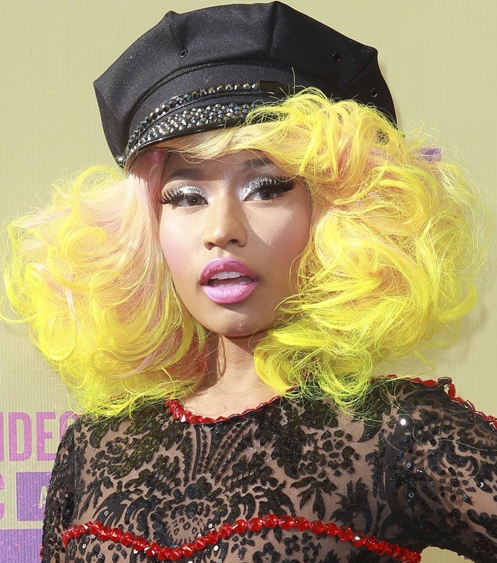 Nicki Minaj at the 2012 MTV Video Music Awards held at the Staples Center in Los Angeles on September 6, 2012