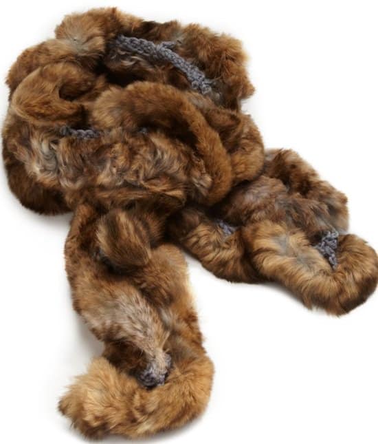 Scala Rabbit Fur Scarf