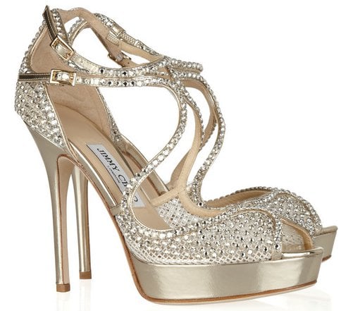 Jimmy Choo Crystal Falcon Sandals