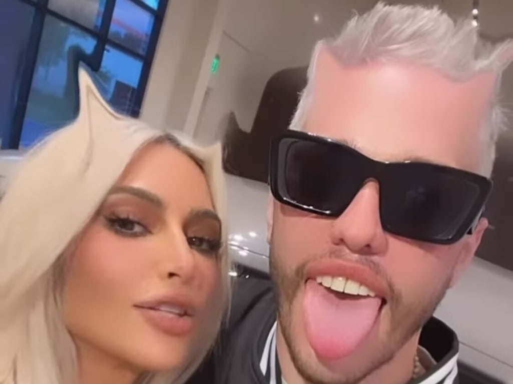 Pete Davidson dyed his brunette hair platinum blonde to match his girlfriend Kim Kardashian’s bleached hair