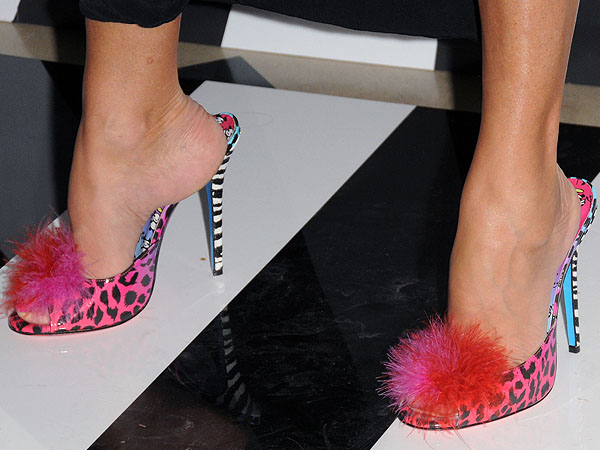 Lady Lillian Cavendish's pretty feet in Jimmy Choo Tickle heels