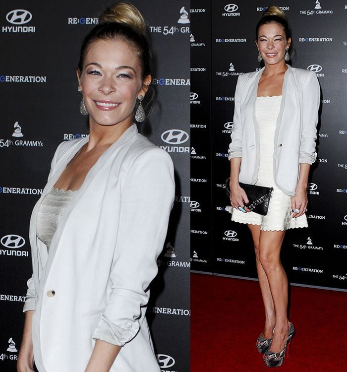 LeAnn Rimes flaunts her legs at the Los Angeles premiere of 'Re:Generation Music Project'