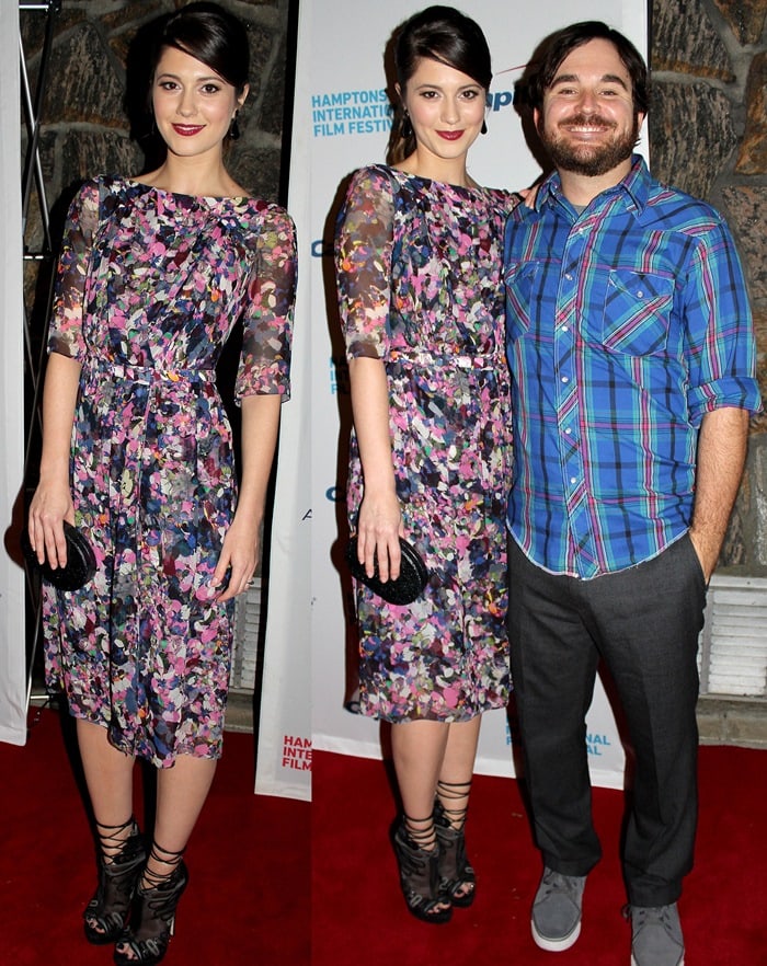 Mary Elizabeth Winstead and James Ponsoldt at the Smashed premiere during the 20th Hamptons International Film Festival in Long Island, New York, on October 5, 2012