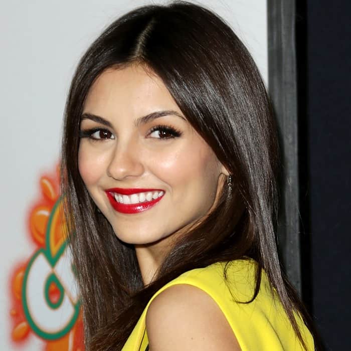 Victoria Justice at the premiere of 'Fun Size' at Paramount Studios in Los Angeles on October 25, 2012