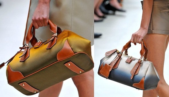 Burberry 'Blaze' Dégradé Duchess Satin and Leather