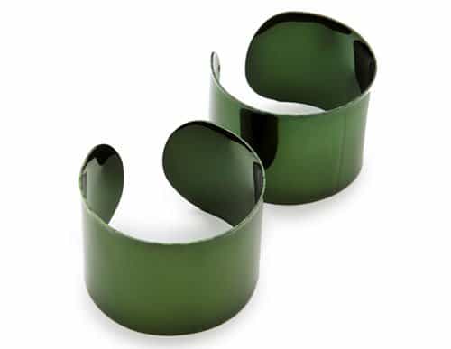 Maison Martin Margiela Arm Cuff Set in Dark Green