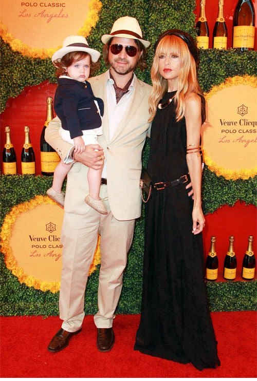 Rachel Zoe graced the 3rd Annual Veuve Clicquot Polo Classic in California, accompanied by her husband Roger and their charming son Skyler, in California on October 6, 2012