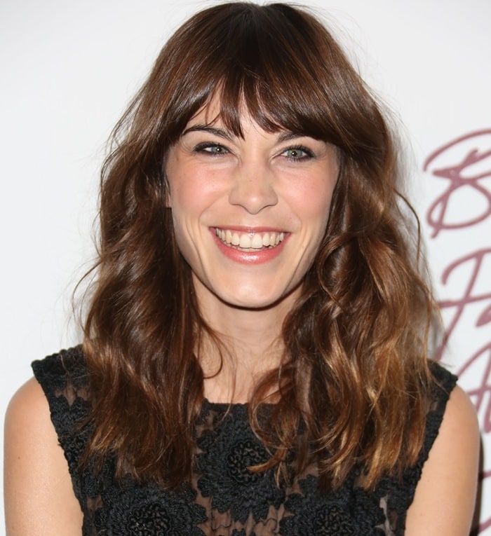 Alexa Chung at the British Fashion Awards 2012 held at The Savoy in London, United Kingdom on November 27, 2012