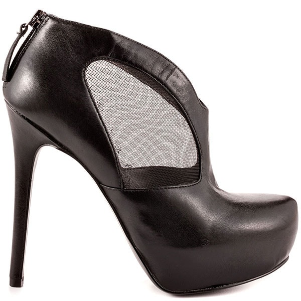 Guess 'Parsha' mesh and leather booties
