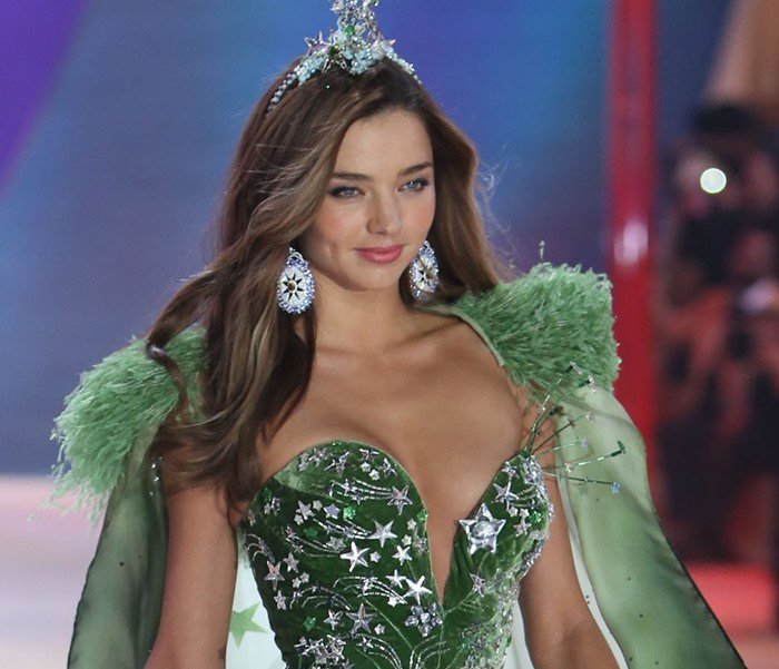 Miranda Kerr walks the runway during the Victoria's Secret 2012 Fashion Show