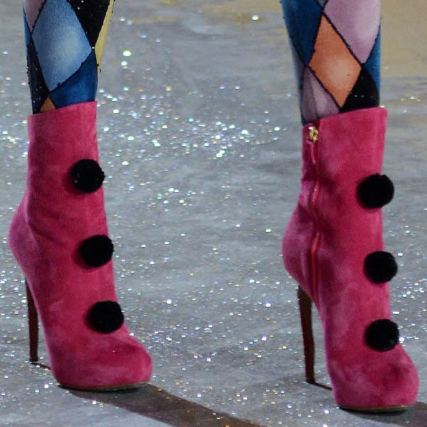 Barbara Fialho rocks Secret Circus ankle boots