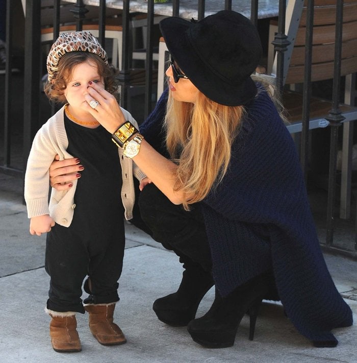 Rachel Zoe and son Skyler Berman are seen out and about in Los Angeles