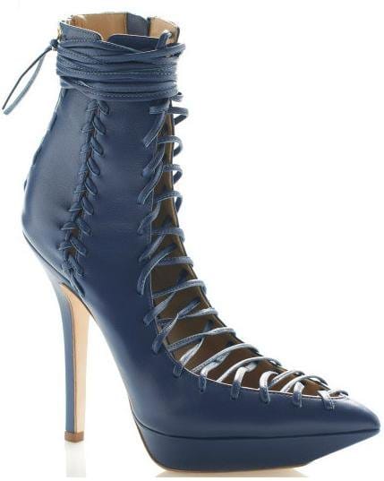 Versace Spring 2013 Lace-Up Booties