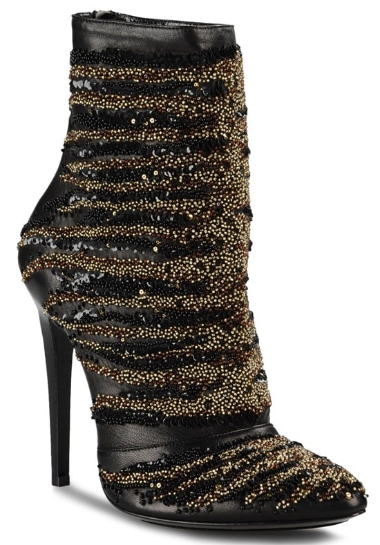 Barbara Bui 'Bengale' Embroidered Ankle Boots