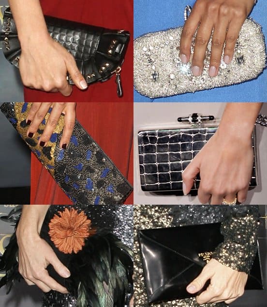 Unique red carpet clutches at the premiere of The Twilight Saga: Breaking Dawn - Part 2