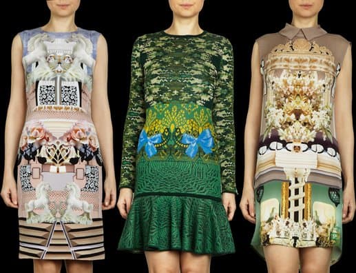 Explore Mary Katrantzou's Exquisite Creations: Three breathtaking dresses that blend art and fashion