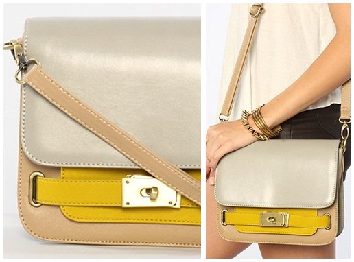 Nila Anthony Buckle Front Shoulder Bag