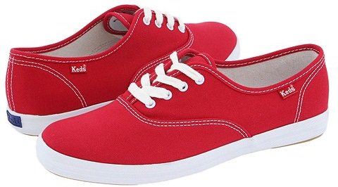 Keds Champion Sneakers in Red Canvas