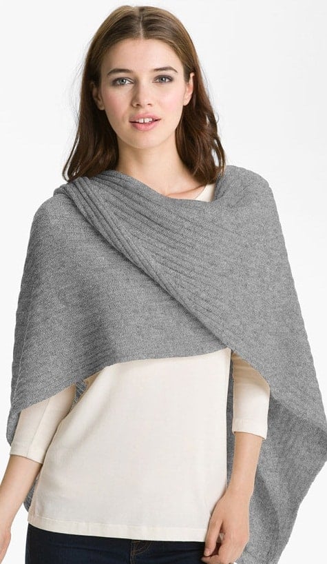 Nordstrom Ribbed Cashmere Wrap