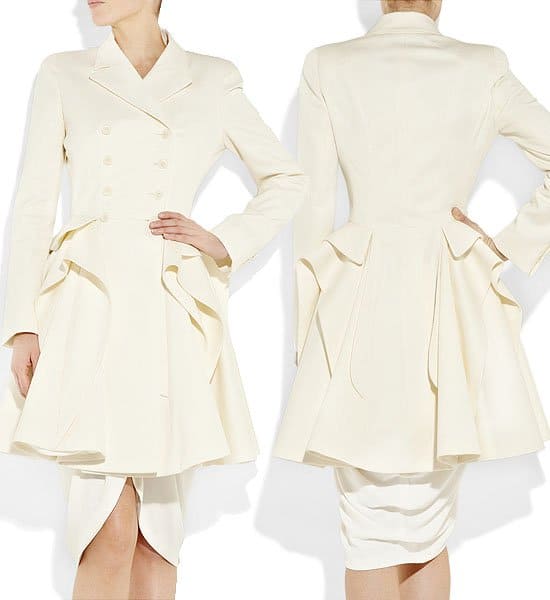 The Quintessential McQueen Coat Dress - A symbol of Kate's refined taste and commitment to fashion sustainability