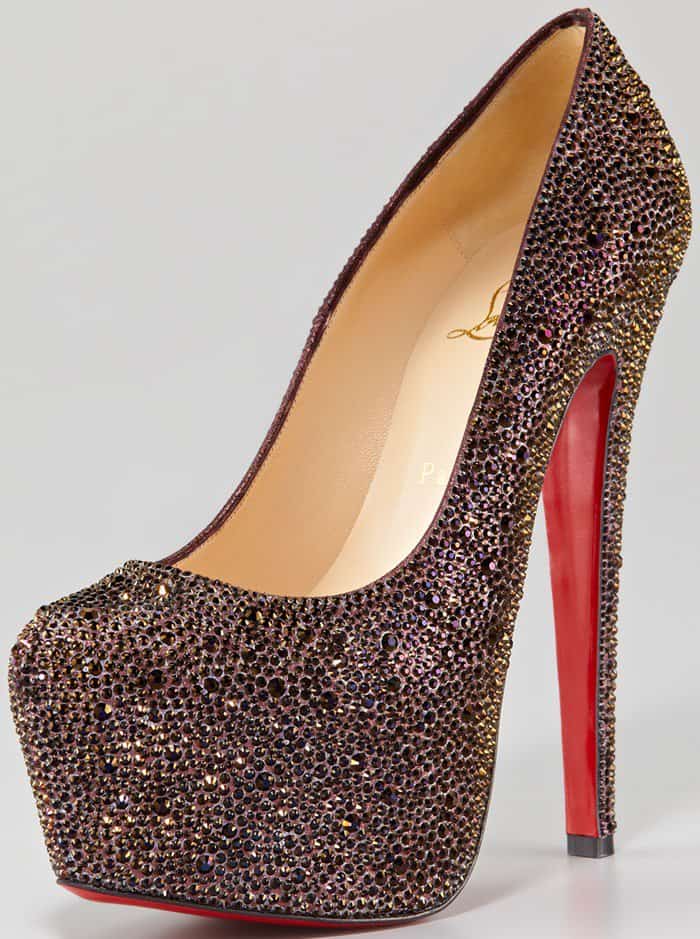 Christian Louboutin 'Daffodile' Strass Crystal Pumps