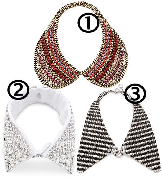 3 collar necklaces
