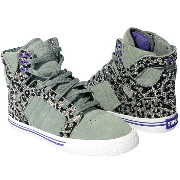 Crystal Heels Supra "Skytop" Custom Sneakers