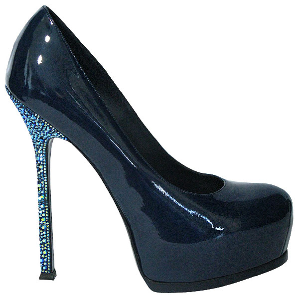 Crystal Heels YSL "Tribtoo" Custom Shoes