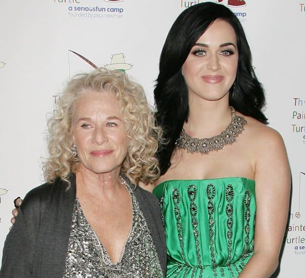 Carole King and Katy Perry attend a celebration of Carole King and her music to benefit Paul Newman's 'The Painted Turtle Camp'